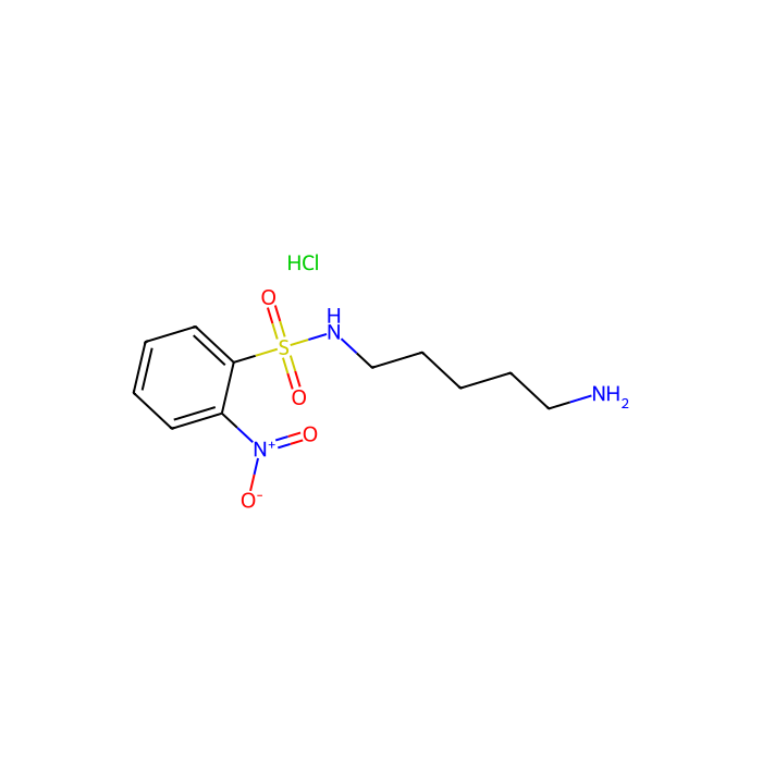 N-(5-Aminopentyl)-2-nitrobenzenesulfonamide Hydrochloride - ≥98% CAS No(437718-20-2) by Aladdin Scientific