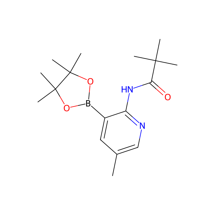 N-(5-Methyl-3-(4,4,5,5-tetramethyl-1,3,2-dioxaborolan-2-yl)pyridin-2-yl)pivalamide -  CAS No(1310383-24-4) by Aladdin Scientific