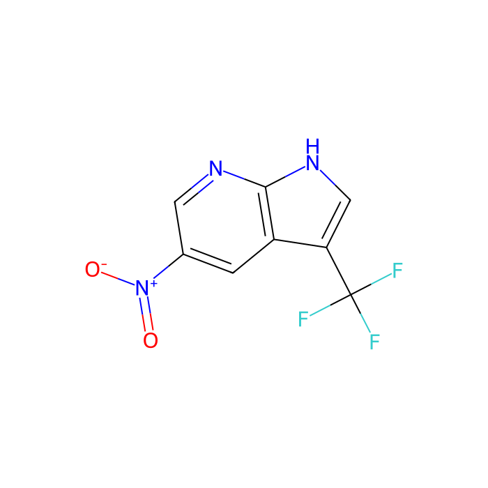 5-nitro-3-(trifluoromethyl)-1H-pyrrolo[2,3-b]pyridine - ≥97% CAS No(1186501-72-3) by Aladdin Scientific