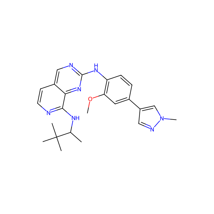 N8-[(2S)-3,3-dimethylbutan-2-yl]-N2-[2-methoxy-4-(1-methyl-1H-pyrazol-4-yl)phenyl]pyrido[3,4-d]pyrimidine-2,8-diamine - Moligand™, ≥97% CAS No(1578244-34-4) by Aladdin Scientific