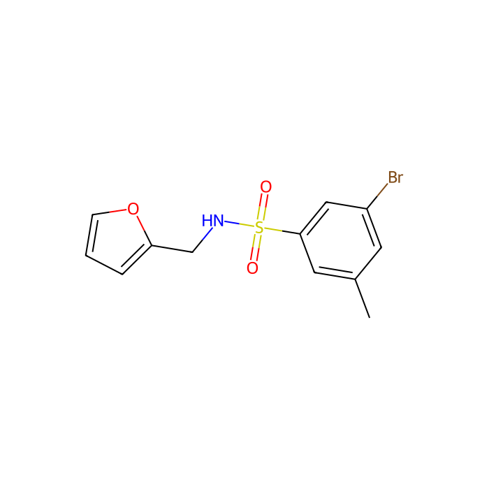 N-(Furan-2-ylmethyl) 3-bromo-5-methylbenzenesulfonamide - ≥97% CAS No(1020252-90-7) by Aladdin Scientific