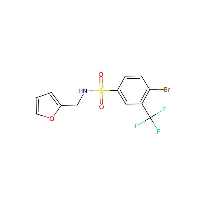 N-(Furan-2-ylmethyl) 4-bromo-3-trifluoromethylbenzenesulfonamide - ≥98% CAS No(1020252-97-4) by Aladdin Scientific