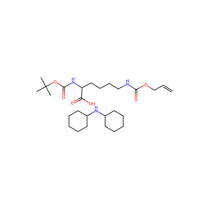 N-Boc-N'-allyloxycarbonyl-L-lysine dicyclohexyl ammonium salt - ≥95% CAS No(110637-52-0) by Aladdin Scientific