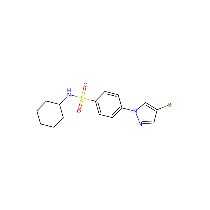 N-Cyclohexyl 4-(4-bromopyrazol-1-yl)benzenesulfonamide - ≥98% CAS No(1187385-90-5) by Aladdin Scientific