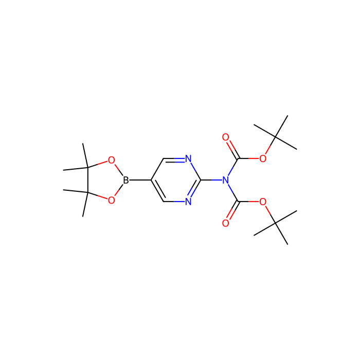 2-(N,N-BisBOC-Amino)pyrimidine-5-boronic acid, pinacol ester - ≥96% CAS No(1190423-36-9) by Aladdin Scientific