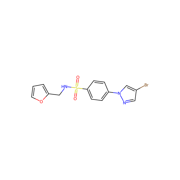 N-(Furan-2-ylmethyl) 4-(4-bromopyrazol-1-yl)benzenesulfonamide - ≥97% CAS No(1199773-46-0) by Aladdin Scientific
