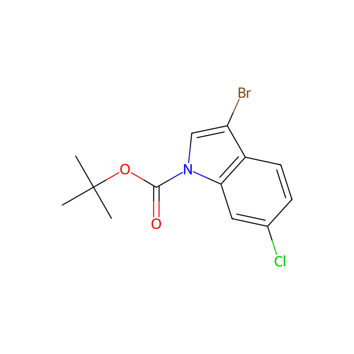 N-Boc-3-bromo-6-chloroindole - ≥97% CAS No(1246471-36-2) by Aladdin Scientific