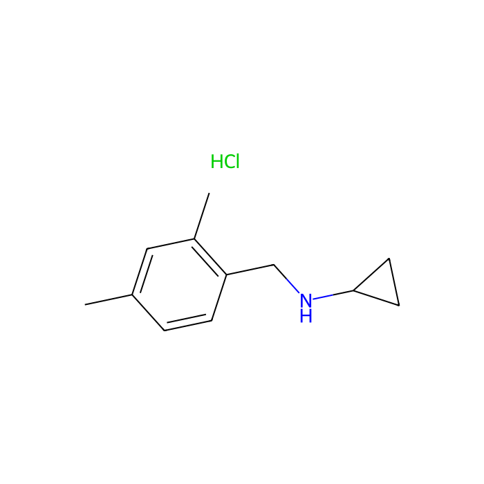 N-cyclopropyl 2,4-dimethylbenzylamine HCl - ≥95% CAS No(1257535-57-1) by Aladdin Scientific