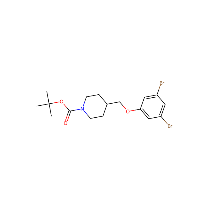 1-(N-Boc-Piperidin-4-ylmethoxy)-3,5-dibromobenzene - ≥96% CAS No(1257665-16-9) by Aladdin Scientific