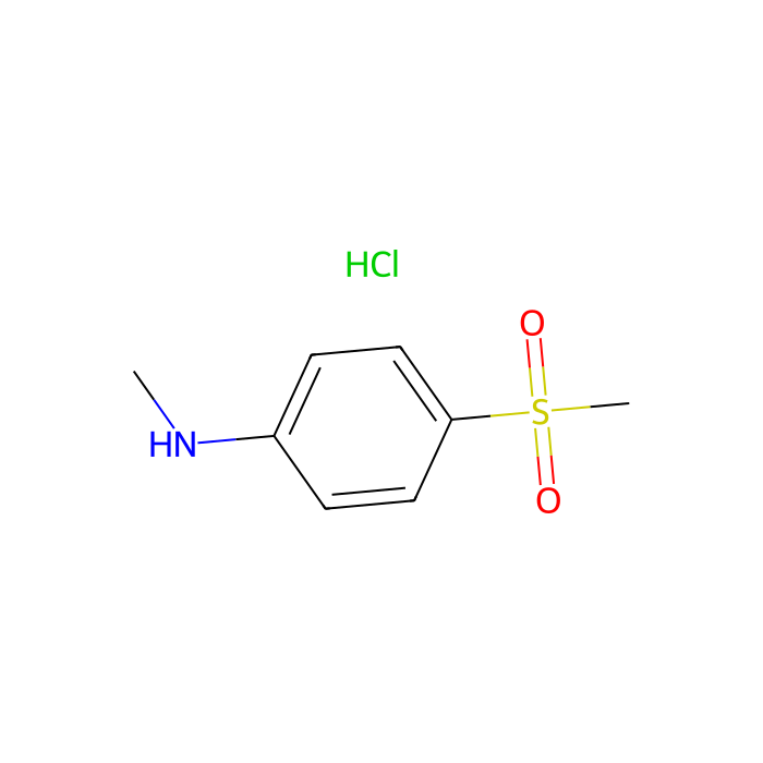 N-Methyl-4-(methylsulfonyl)aniline, HCl - ≥95% CAS No(1263378-01-3) by Aladdin Scientific