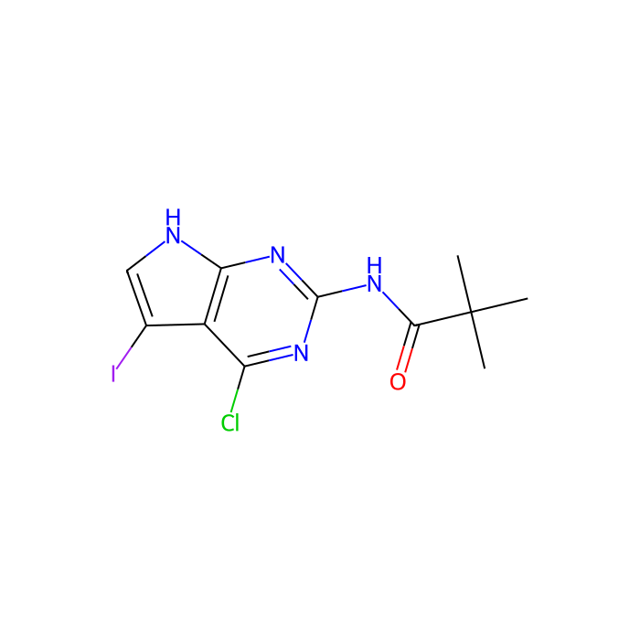 N-(4-Chloro-5-iodo-7h-pyrrolo[2,3-d]pyrimidin-2-yl)-2,2-dimethylpropionamide - ≥95% CAS No(149765-16-2) by Aladdin Scientific