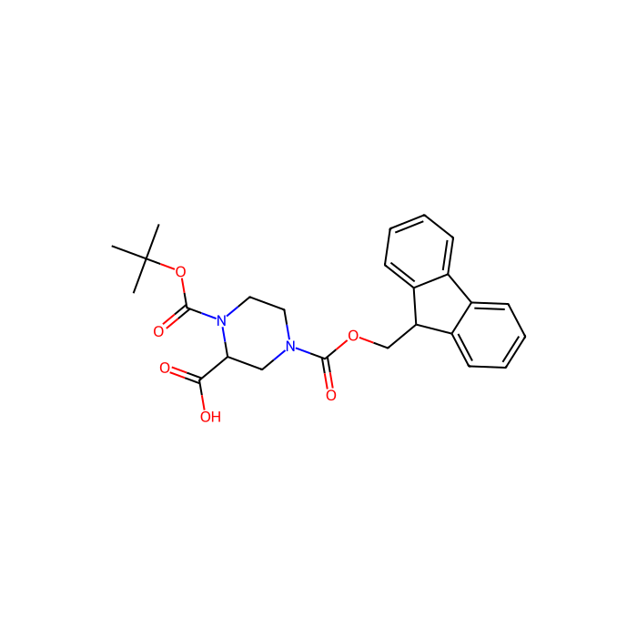 N1-Boc-N4-Fmoc-piperazine-2-carboxylic acid - ≥95% CAS No(218278-58-1) by Aladdin Scientific