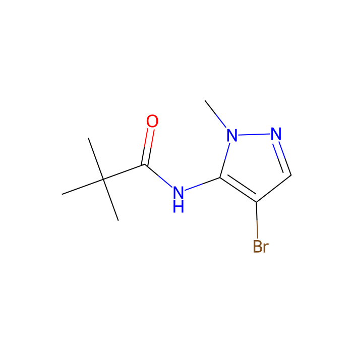 N-(4-Bromo-1-methyl-1h-pyrazol-5-yl)pivalamide - ≥95% CAS No(679394-11-7) by Aladdin Scientific