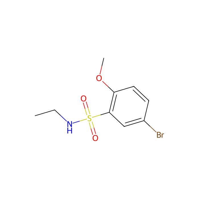 N-Ethyl 5-bromo-2-methoxybenzenesulfonamide - ≥95% CAS No(717892-29-0) by Aladdin Scientific
