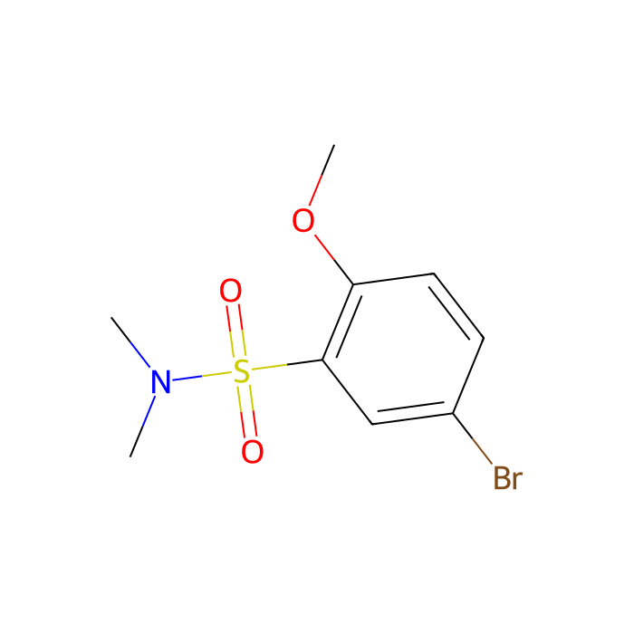 N,N-Dimethyl 5-bromo-2-methoxybenzenesulfonamide - ≥97% CAS No(871269-16-8) by Aladdin Scientific