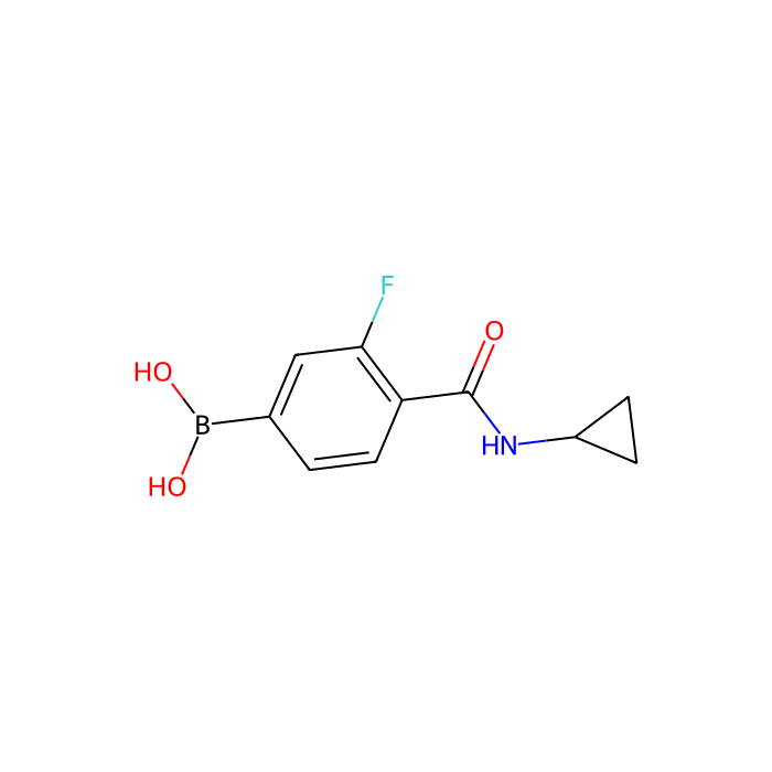 N-Cyclopropyl 4-borono-2-fluorobenzamide - ≥98% CAS No(874289-20-0) by Aladdin Scientific