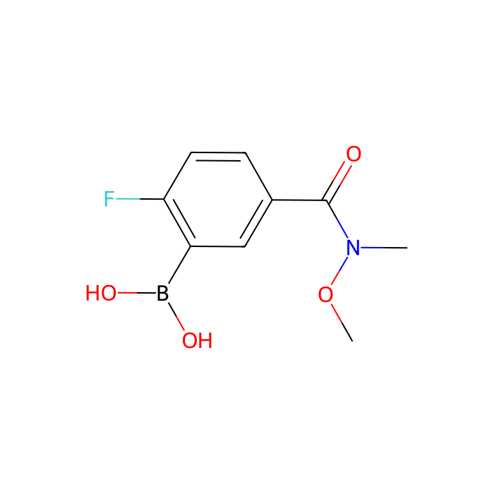N-Methoxy-N-methyl 3-borono-4-fluorobenzamide - ≥98% CAS No(874289-59-5) by Aladdin Scientific