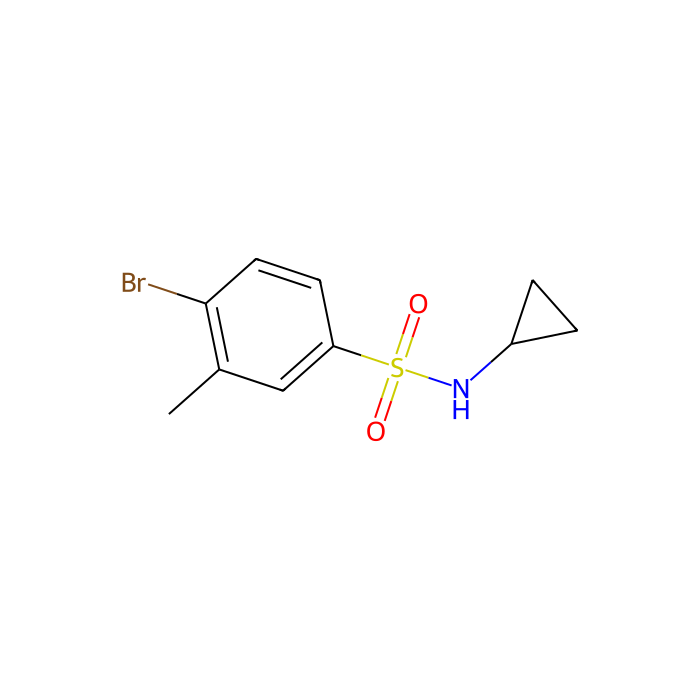 N-Cyclopropyl 4-bromo-3-methylbenzenesulfonamide - ≥98% CAS No(876875-59-1) by Aladdin Scientific