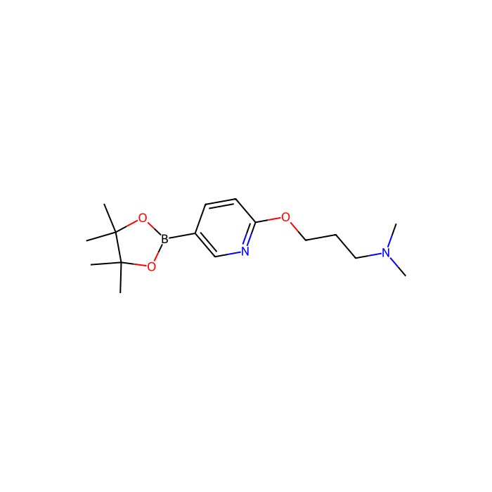 2-(3-N,N-Dimethylamino-propoxy)pyridine-5-boronic acid, pinacol ester - ≥96% CAS No(918643-56-8) by Aladdin Scientific