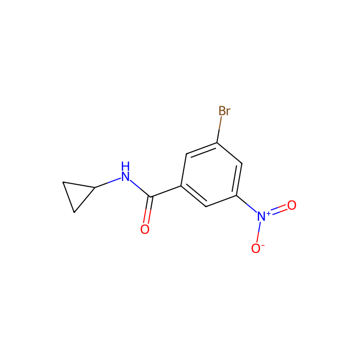 N-Cyclopropyl 3-bromo-5-nitrobenzamide - ≥97% CAS No(941294-17-3) by Aladdin Scientific