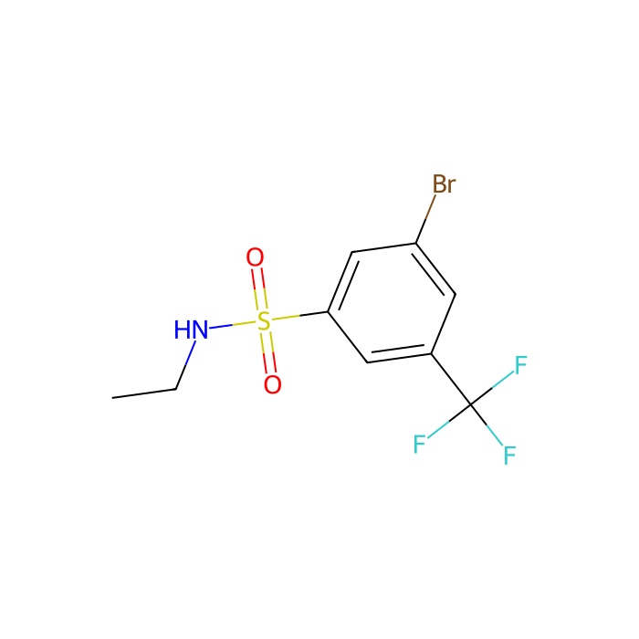 N-Ethyl 3-bromo-5-trifluoromethylbenzenesulfonamide - ≥98% CAS No(951884-79-0) by Aladdin Scientific
