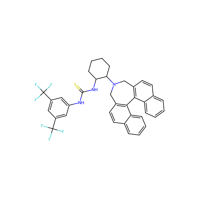 N-[3,5-Bis(trifluoromethyl)phenyl]-N''-[(1R,2R)-2-[(11bR)-3,5-dihydro-4H-dinaphth[2,1-c:1'',2''-e]azepin-4-yl]cyclohexyl]thiourea - ≥98%,≥99%(ee) CAS No(1040235-96-8) by Aladdin Scientific