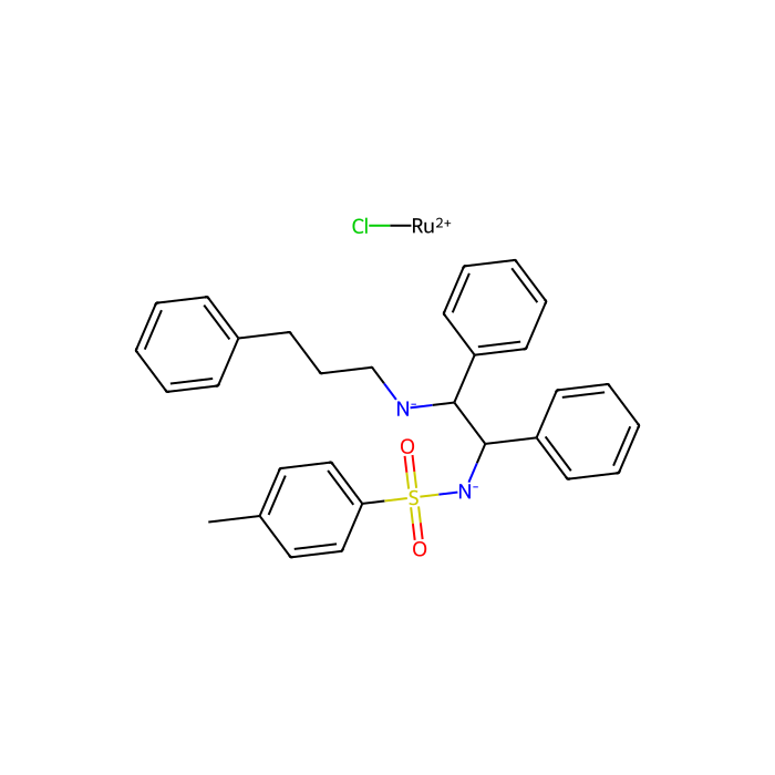 {N-[3-(η6-phenyl)propyl]-[(1S-2S)-1,2-diphenyl-1-4-methylbenzenesulfonylamidato(kN)-ethyl-2-amino-(kN)]}ruthenium(II) (S,S)-Teth-TsDpen RuCl WILLS CATALYST - ≥95%  by Aladdin Scientific