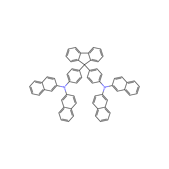 9,9-Bis[4-[di(2-naphthyl)amino]phenyl]fluorene - ≥98% CAS No(916061-87-5) by Aladdin Scientific