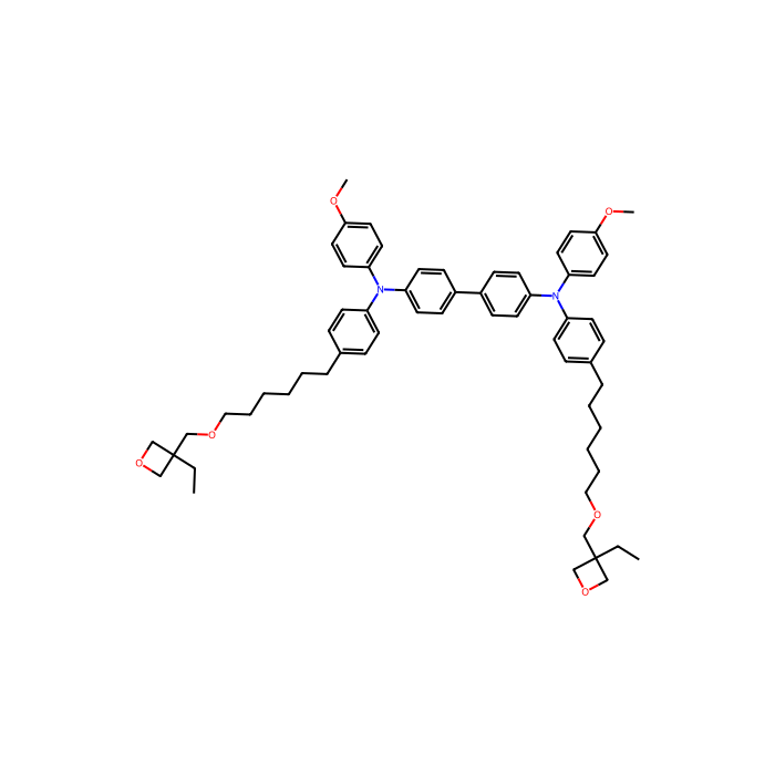 N4,N4'-Bis(4-(6-((3-ethyloxetan-3-yl)methoxy)hexyloxy)phenyl)-N4,N4'-bis(4-methoxyphenyl)biphenyl-4,4'-diamine - ≥99%(HPLC) CAS No(864130-79-0) by Aladdin Scientific