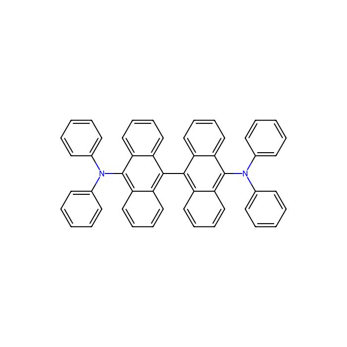 N10,N10,N10',N10'-Tetraphenyl-9,9'-bianthracene-10,10'-diamine - sublimed grade, ≥99%(HPLC) CAS No(220721-68-6) by Aladdin Scientific
