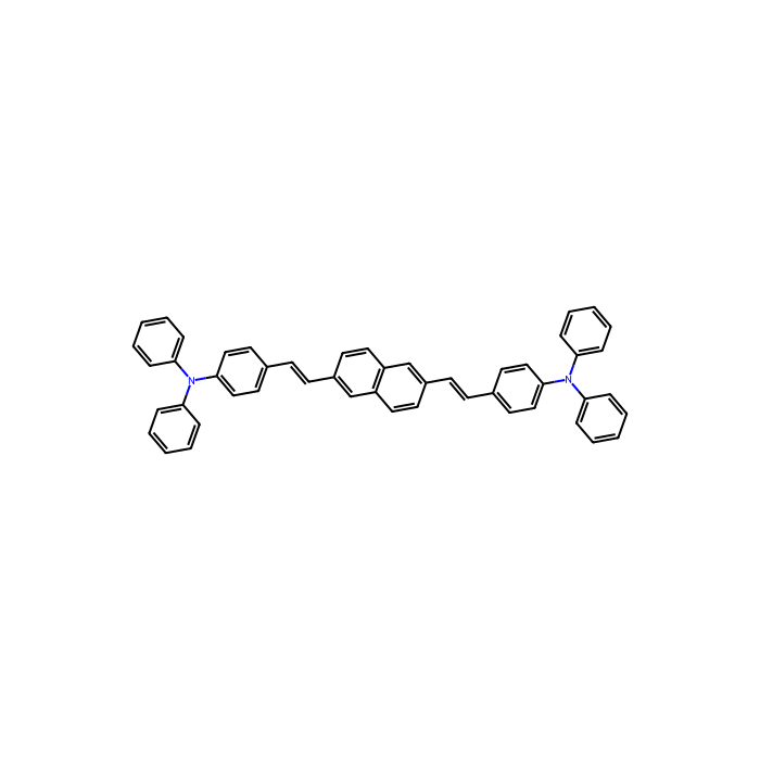 N-(4-((E )-2-(6-((E )-4-(Diphenylamino)styryl)naphthalen-2-yl)vinyl)phenyl)-N-phenylbenzenamine - ≥99%(HPLC) CAS No(1032556-63-0) by Aladdin Scientific