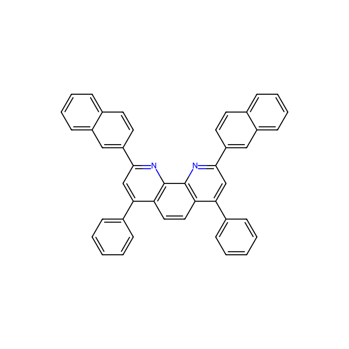 2,9-Bis(naphthalen-2-yl)-4,7-diphenyl-1,10-phenanthroline - sublimed grade, ≥99%(HPLC) CAS No(1174006-43-9) by Aladdin Scientific