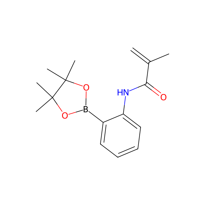 N-(2-(4,4,5,5-Tetramethyl-1,3,2-dioxaborolan-2-yl)phenyl)methacrylamide - ≥98% CAS No(1056904-43-8) by Aladdin Scientific