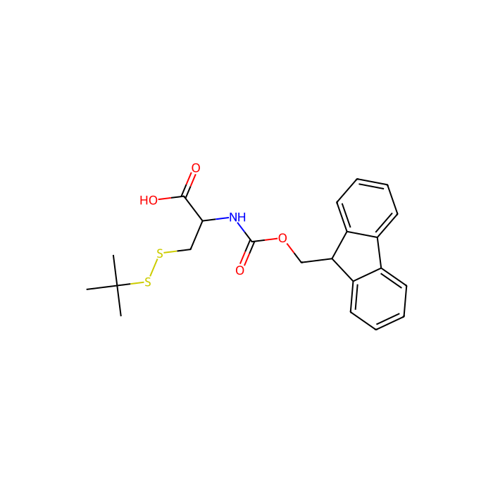 N-(((9H-Fluoren-9-yl)methoxy)carbonyl)-S-(tert-butylthio)-L-cysteine - ≥98% CAS No(73724-43-3) by Aladdin Scientific