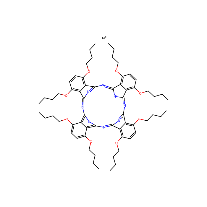 Nickel(II) 1,4,8,11,15,18,22,25-octabutoxy-29H,31H-phthalocyanine - ≥95% CAS No(155773-71-0) by Aladdin Scientific