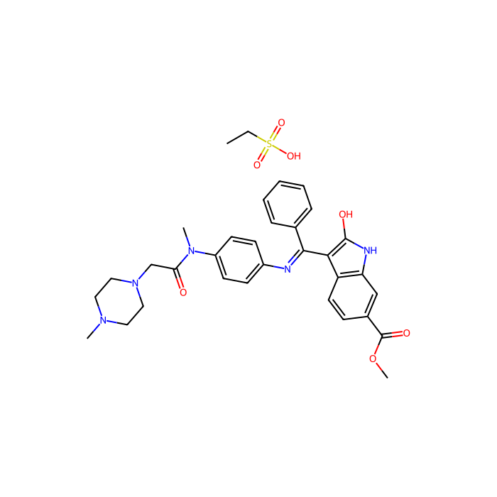 Nintedanib esylate - Moligand™, ≥99% CAS No(656247-18-6) by Aladdin Scientific