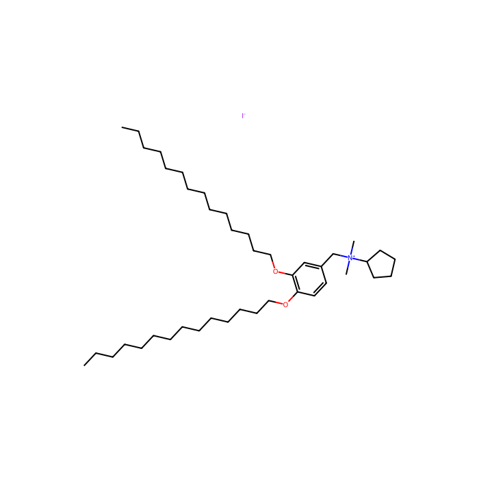 N-cyclopentyl-N,N-dimethyl-3,4-bis(tetradecyloxy)-benzenemethanaminium, iodide -  CAS No(1202208-36-3) by Aladdin Scientific
