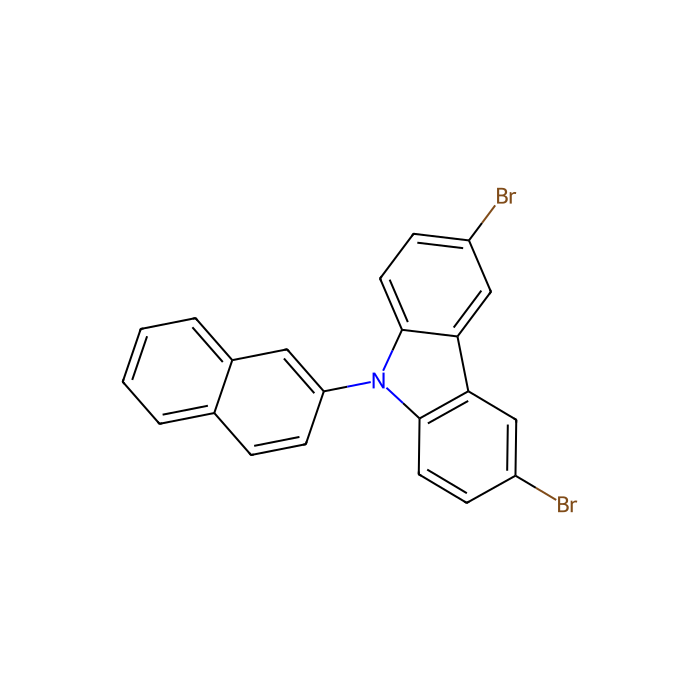 9-(2-Naphthalenyl)-3,6-DibroMo-9H-carbazole - ≥98% CAS No(1221237-83-7) by Aladdin Scientific