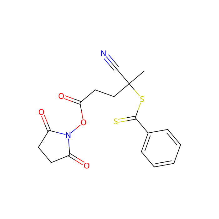 N-Succinimidyl 4-Cyano-4-(phenylcarbonothioylthio)pentanoate - ≥95% CAS No(864066-74-0) by Aladdin Scientific