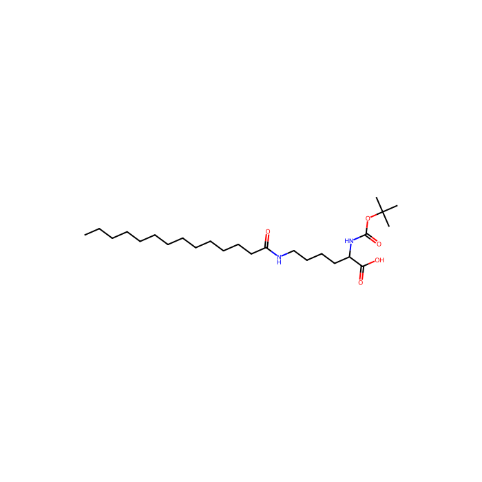 Nα-tert-Butoxycarbonyl-Nε-tetradecanoyl-L-lysine - ≥97% CAS No(2173052-71-4) by Aladdin Scientific