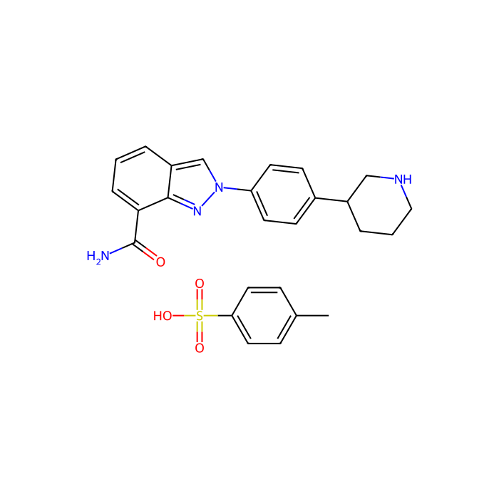 Niraparib (MK-4827) tosylate - 10mM in DMSO CAS No(1038915-73-9) by Aladdin Scientific