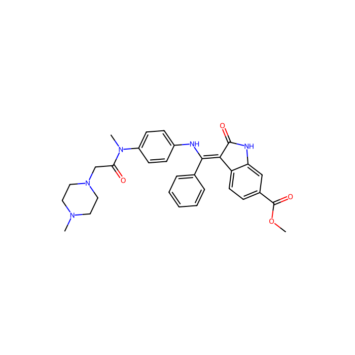 Nintedanib (BIBF 1120) - Moligand™, 10mM in DMSO CAS No(656247-17-5) by Aladdin Scientific