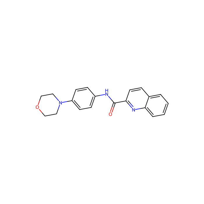 N-[4-(morpholin-4-yl)phenyl]quinoline-2-carboxamide - 10mM in DMSO CAS No(190437-83-3) by Aladdin Scientific