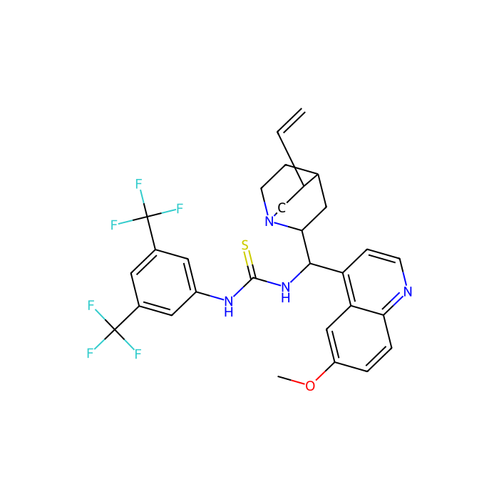 N-[3,5-Bis(trifluoromethyl)phenyl]-N′-[(9R)-6′-methoxy-9-cinchonanyl]thiourea - ≥90% CAS No(852913-25-8) by Aladdin Scientific