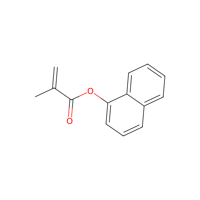 1-Naphthyl methacrylate - ≥97%(GC), stabilized with ＜500ppm monomethyl ether hydroquinone CAS No(19102-44-4) by Aladdin Scientific