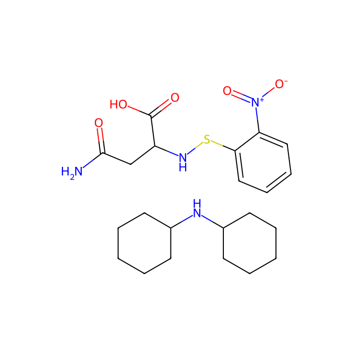 N-(2-Nitrophenylsulfenyl)-L-asparagine (dicyclohexylammonium) salt - crystalline CAS No(7675-59-4) by Aladdin Scientific