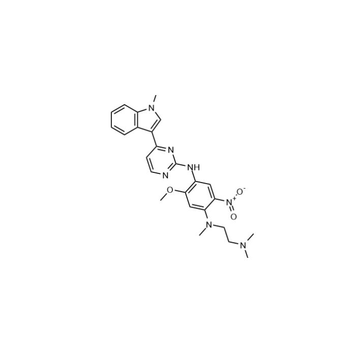N1-(2-(Dimethylamino)ethyl)-5-methoxy-N1-methyl-N4-(4-(1-methyl-1H-indol-3-yl)pyrimidin-2-yl)-2-nitrobenzene-1,4-diamine - ≥95% CAS No(1421372-67-9) by Aladdin Scientific