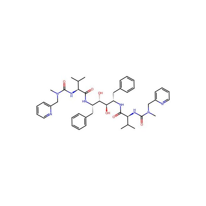 N-{1-Benzyl-(2R,3S)-2,3-dihydroxy-4-[3-methyl-2-(3-methyl-3-pyridin-2-ylmethyl-ureido)-butyrylamino]-5-phenyl-pentyl}-3-methyl-2-(3-methyl-3-pyridin-2-ylmethyl-ureido)-butyramide -  CAS No(134878-17-4) by Aladdin Scientific