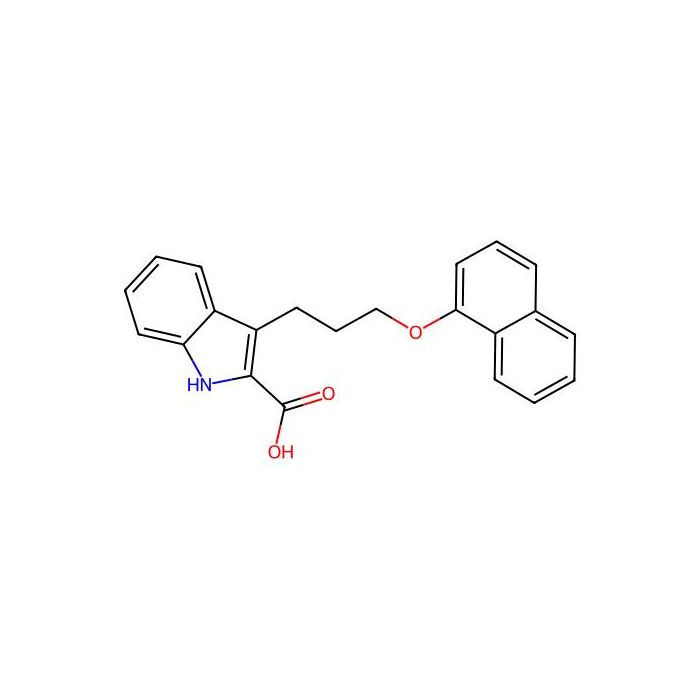 3-(3-(Naphthalen-1-yloxy)propyl)-1H-indole-2-carboxylic acid -  CAS No(1072899-39-8) by Aladdin Scientific