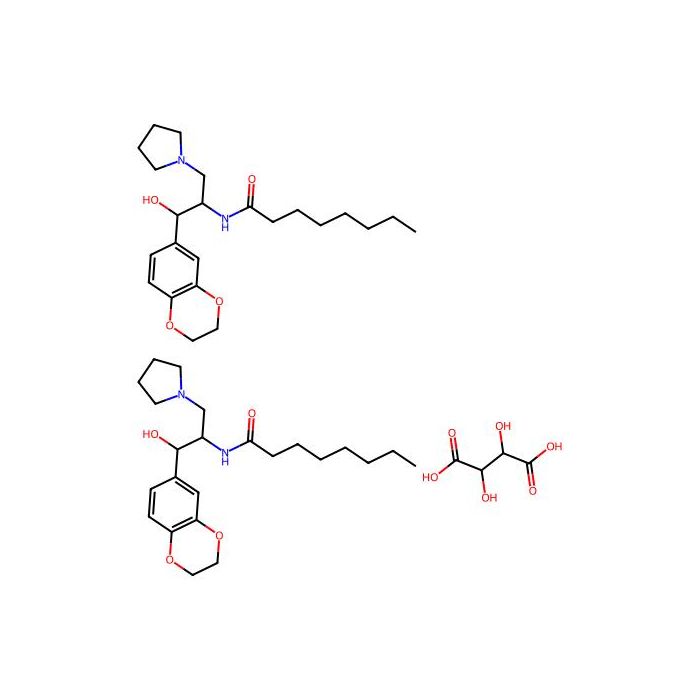 N-[(1R,2R)-1-(2,3-dihydro-1,4-benzodioxin-6-yl)-1-hydroxy-3-pyrrolidin-1-ylpropan-2-yl]octanamide;2,3-dihydroxybutanedioic acid -  CAS No(145948323) by Aladdin Scientific